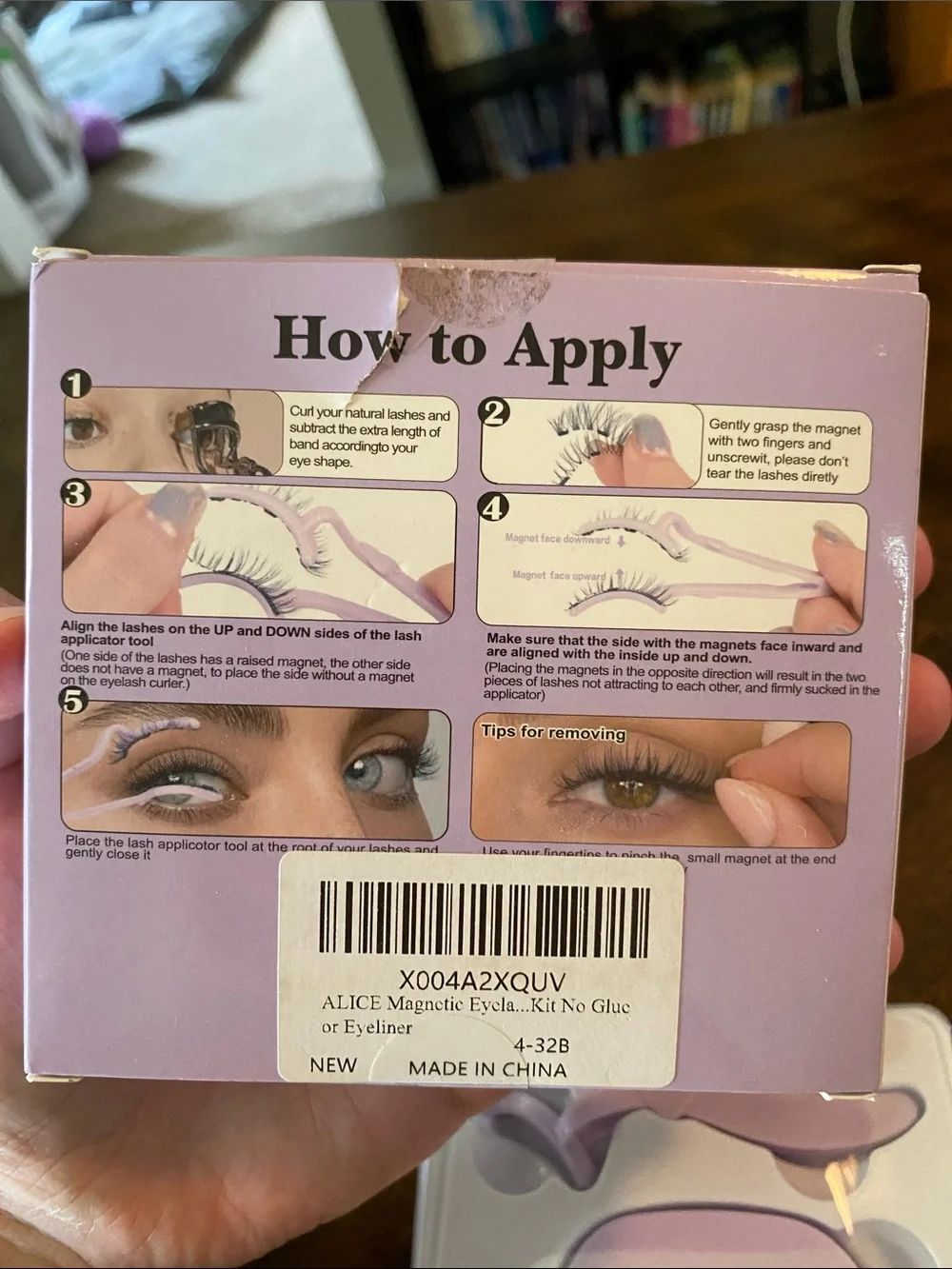 Alice Magnetic Eyelashes with Lavender Case